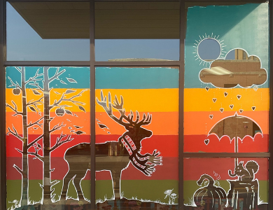 Painting on windows